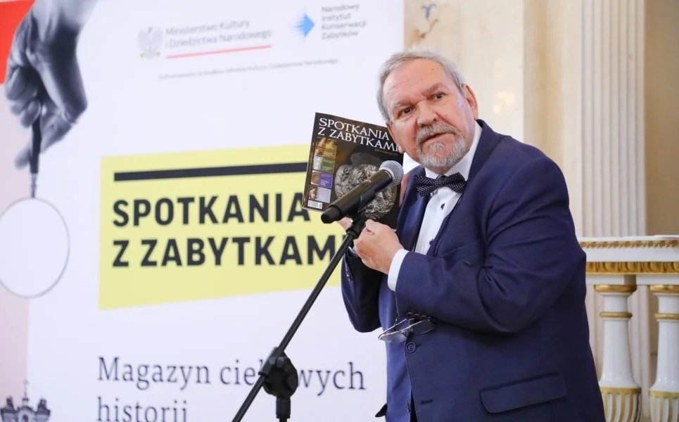 Wojciech Przybyszewski, były redaktor naczelny „Spotkań z Zabytkami” [fot. Danuta Matloch, MKiDN]